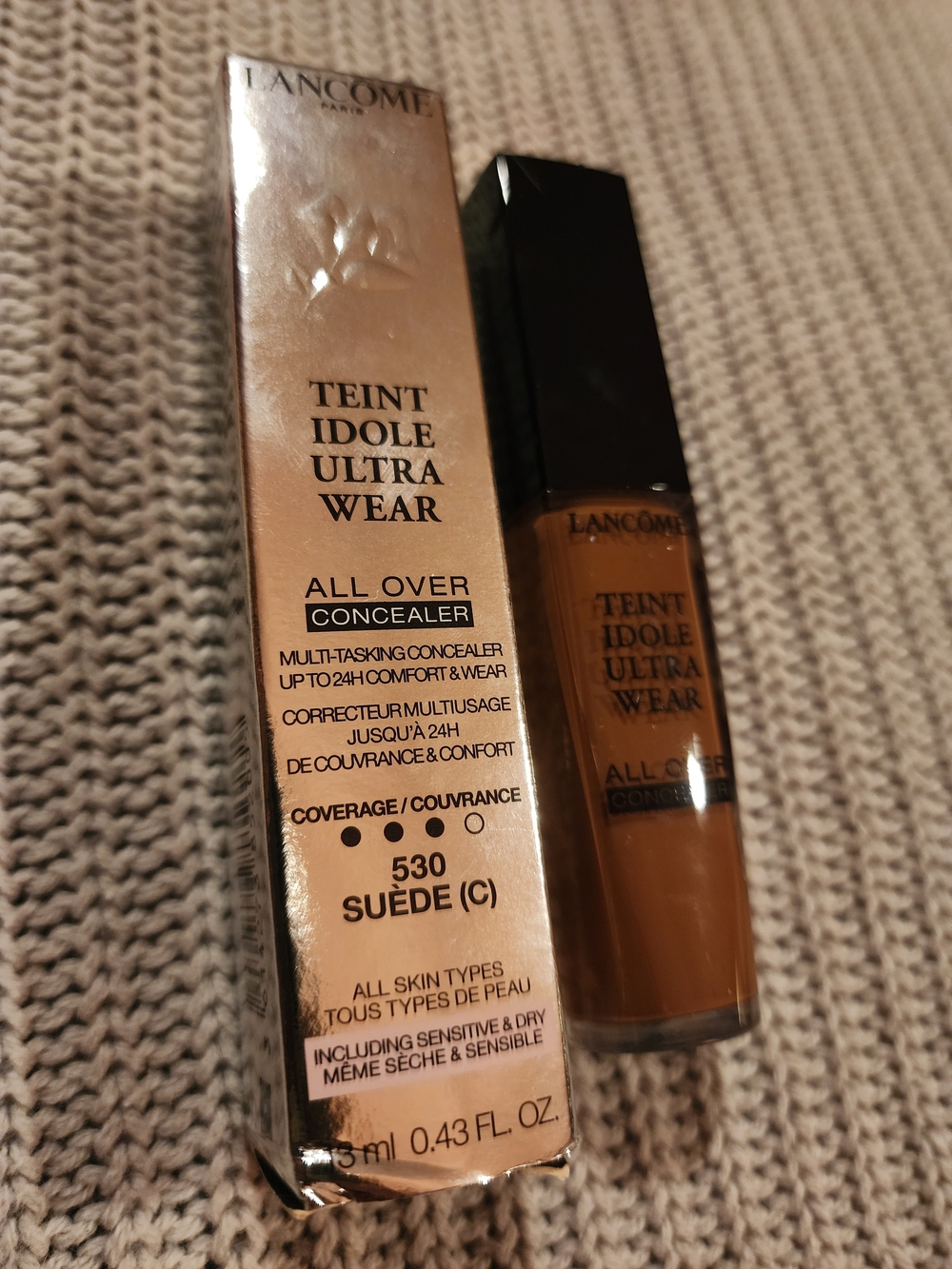 Lancôme Teint Idole Ultra Wear All Over Concealer - Suède 530 (Warm Brown)